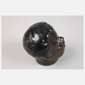 Spardose als Knabenbüste