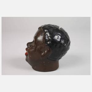 Spardose als Knabenbüste