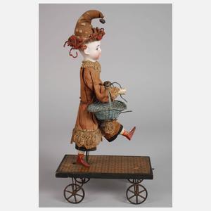 Puppen-Halbautomat als Nachziehspielzeug