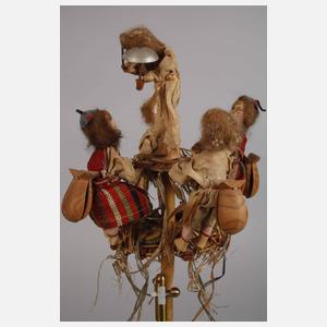 Puppen-Halbautomat als Schellenstab