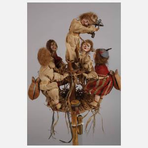 Puppen-Halbautomat als Schellenstab