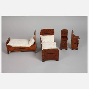 Schlafzimmermöbel für die Puppenstube
