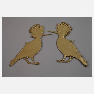 Dresdner Pappe Konvolut Singvögel