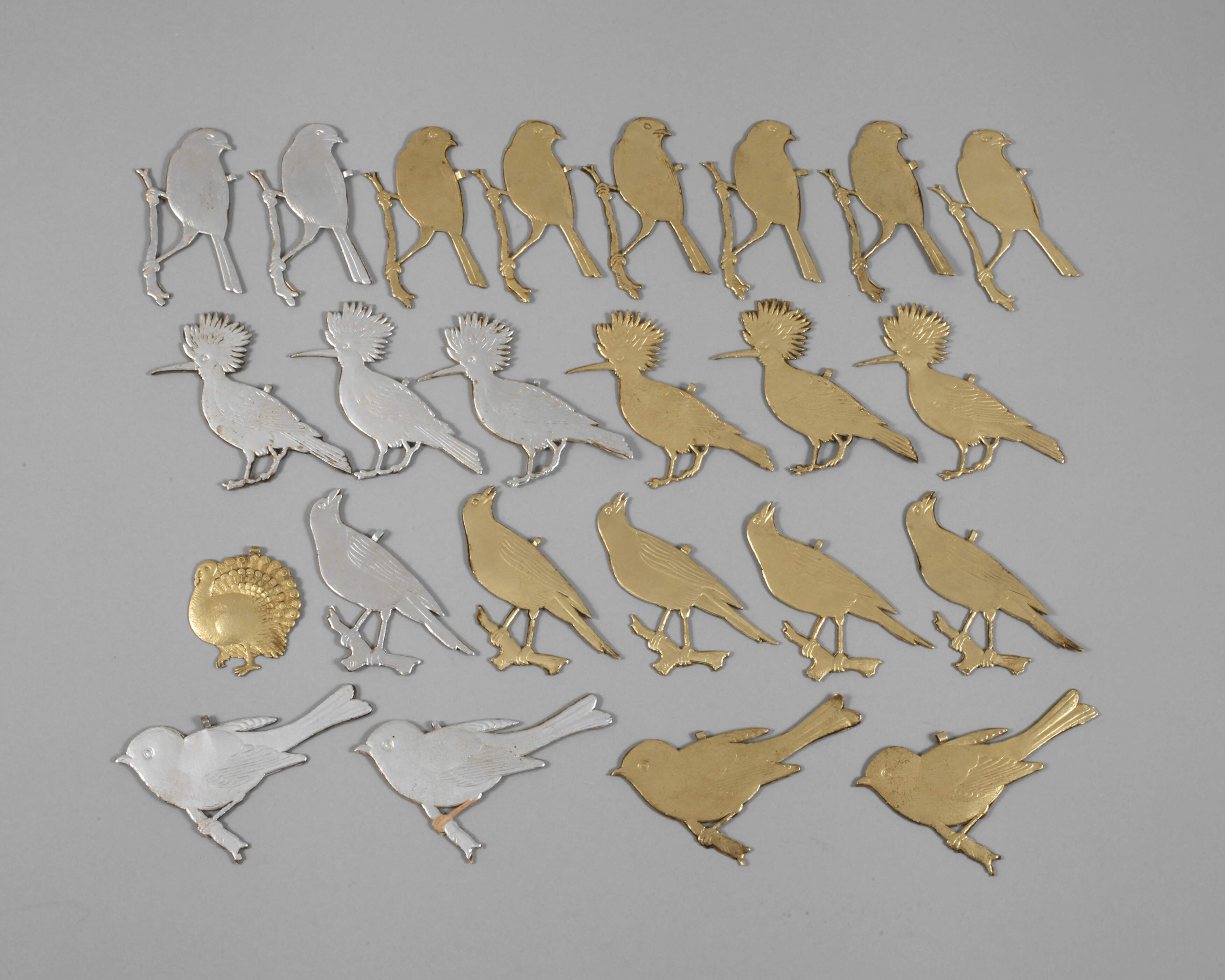 Dresdner Pappe Konvolut Singvögel