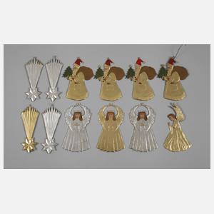 Dresdner Pappe Konvolut Weihnachtsmotive