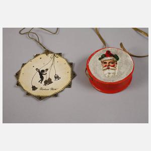 Dresdner Pappe Konvolut plastische Henkelkörbe