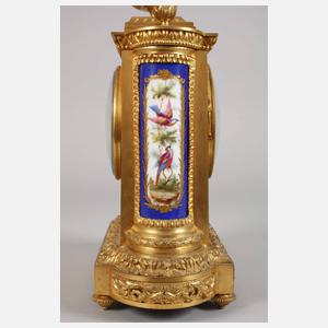 Bronze-Kaminuhr Lepine Paris