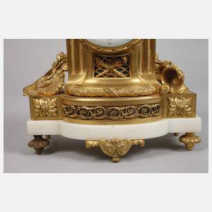 Kleine Kaminuhr Bronze