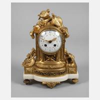 Kleine Kaminuhr Bronze111