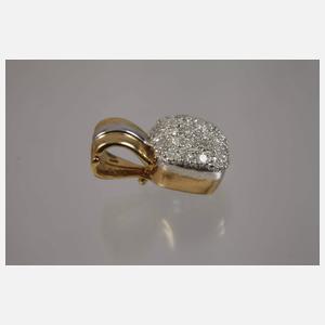 Clipanhänger mit Brillanten