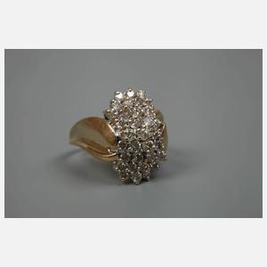 Prächtiger Brillantring