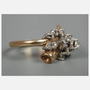 Damenring mit Brillanten