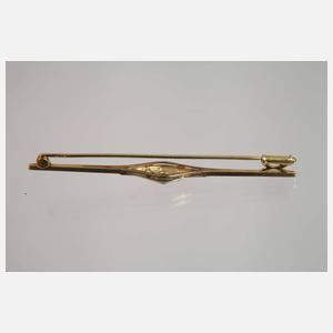 Stabbrosche mit Brillant