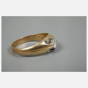 Herrenring mit Brillant