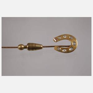 Reversnadel mit Diamanten
