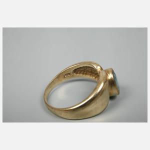 Damenring mit Blautopas