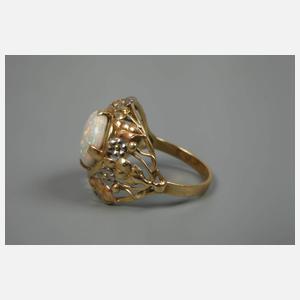 Damenring mit Edelopal