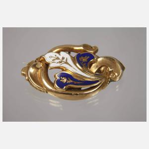 Schmuckset Schaumgold mit Emaille