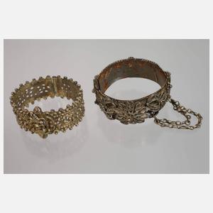 Konvolut folkloristischer Silberschmuck