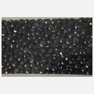 Großes Konvolut facettierte Saphire