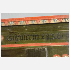 Bemalter Bauernschrank 1836