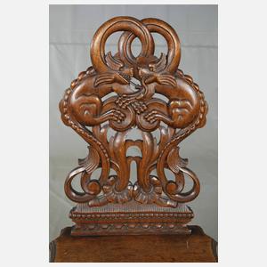 Paar Brettstühle Historismus