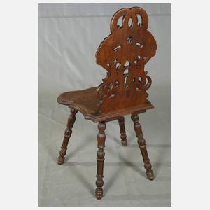 Paar Brettstühle Historismus