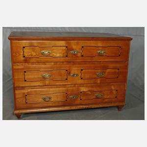 Kommode mit Aufsatz Louis Seize