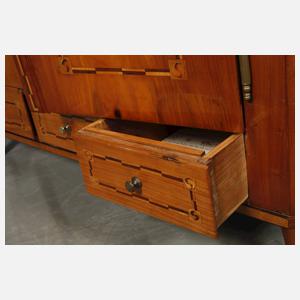 Kommode mit Aufsatz Louis Seize