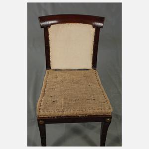 Vier klassizistische Stühle