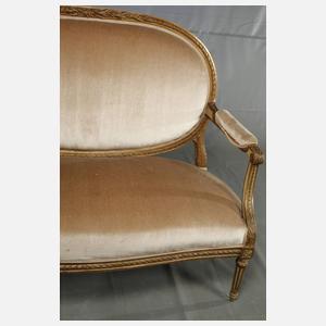 Sitzbank im Louis-Seize-Stil