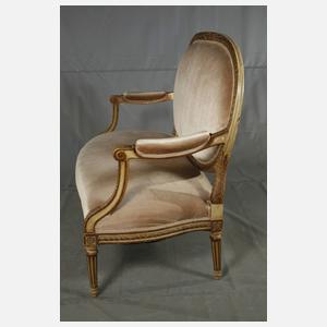 Sitzbank im Louis-Seize-Stil