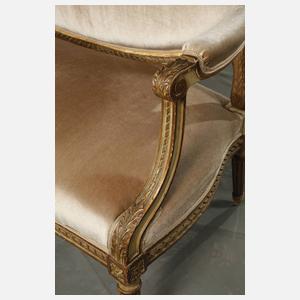 Sitzbank im Louis-Seize-Stil