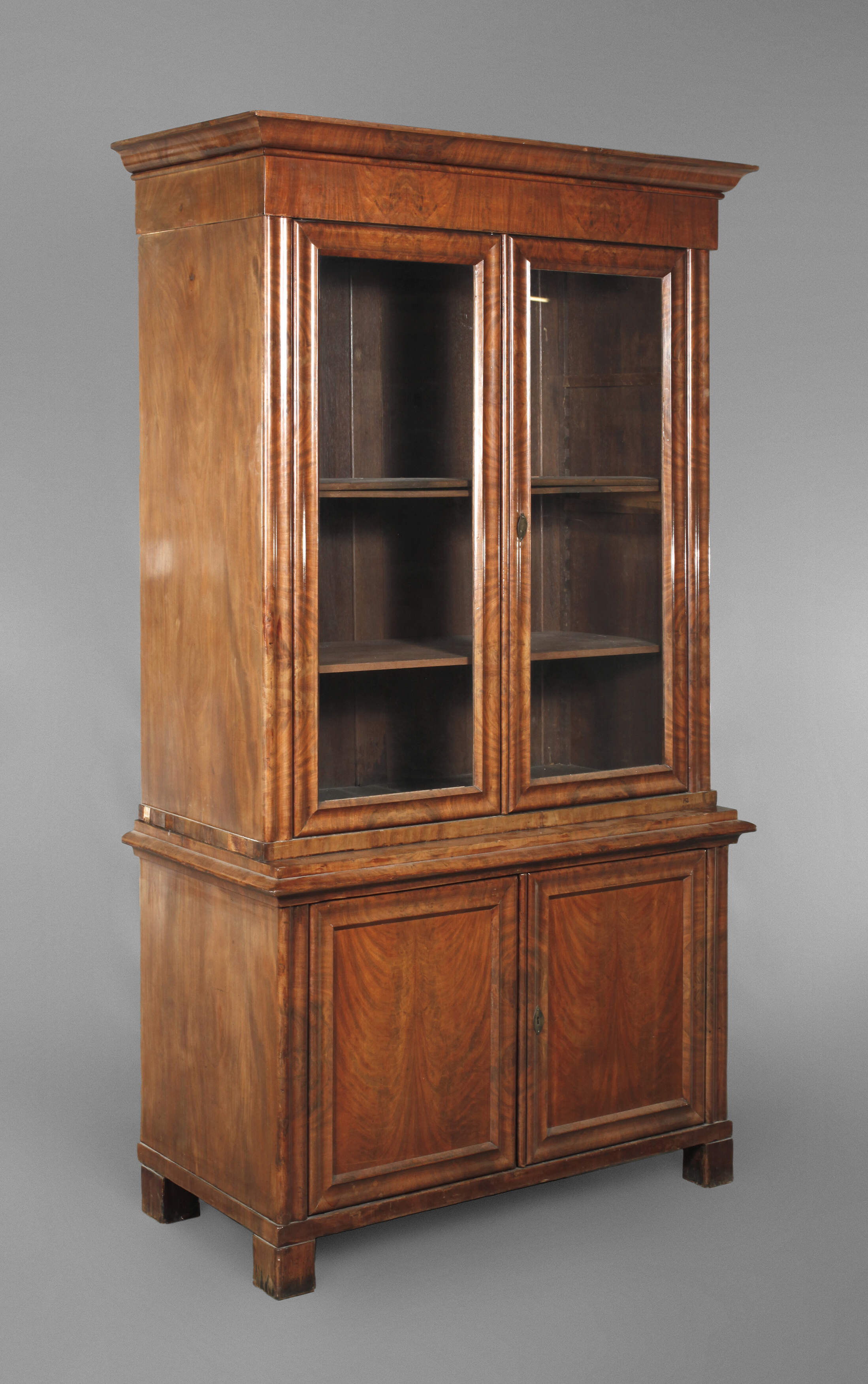 Aufsatzvitrine Biedermeier