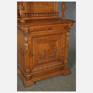 Aufsatzvitrine Historismus