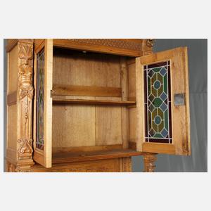 Aufsatzvitrine Historismus