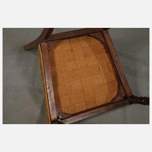 Vier englische Salonstühle