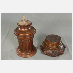 Paar prächtige Postamente Historismus