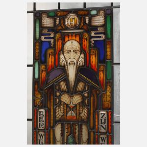 Großes Bleiglasfenster