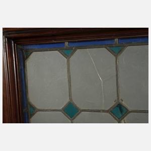 Paar Bleiglasfenster Historismus