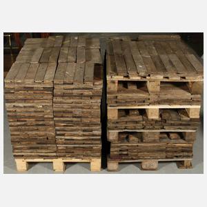 50 qm Posten Stabparkettboden