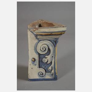 Zwei figürliche Ofenkacheln