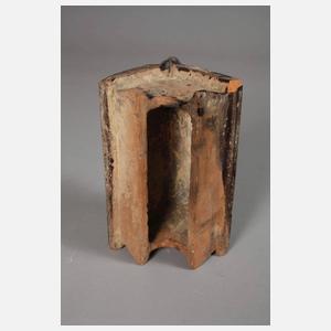 Zwei figürliche Ofenkacheln