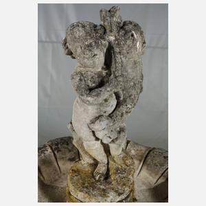 Springbrunnen Kalkstein