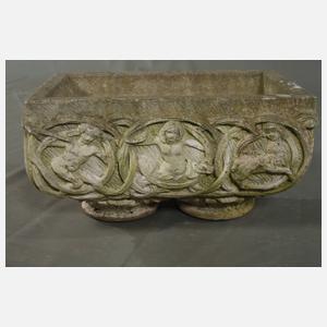 Pflanzschale Steinguss