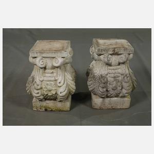 Drei Figuren Steinguss