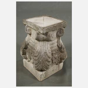 Drei Figuren Steinguss