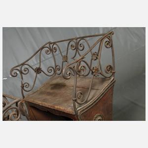 Historischer Pferdeschlitten