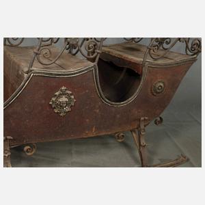 Historischer Pferdeschlitten
