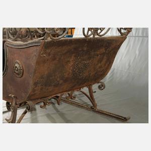 Historischer Pferdeschlitten